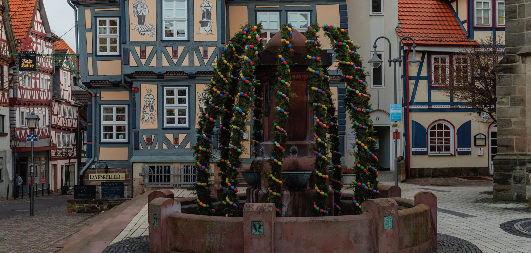 Osterbrunnen in Hessisch Lichtenau Tourismus